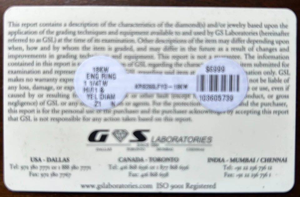 White Gold Fancy 51 Diamonds Engagement Ring -18k Cushion 1.16 CTTW. Buy Now! - Image 3 of 4