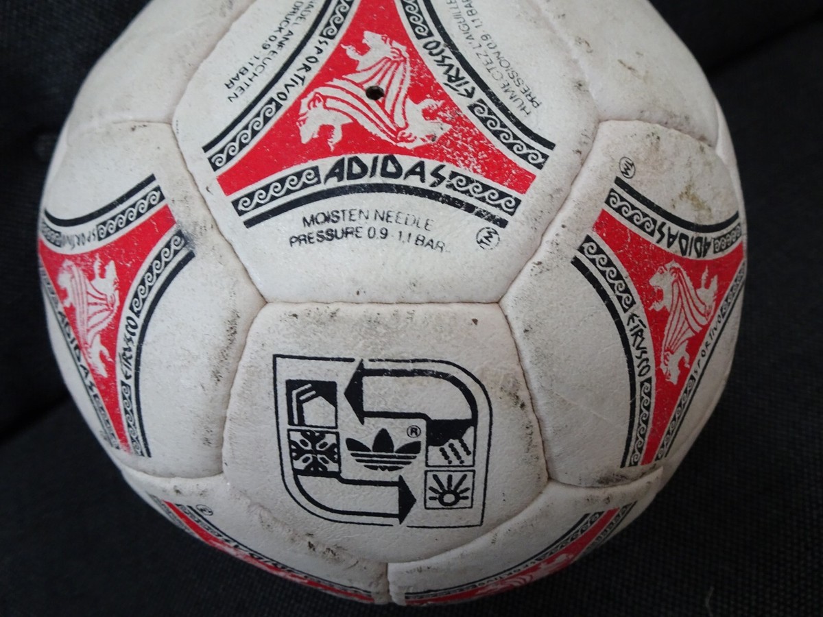Vintage Adidas Etrusco Hand sewn soccer ball 1990 world cup