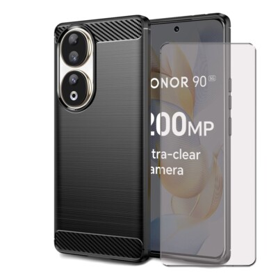 Für Honor X6 X7a X8a Honor 70 90 Lite 5G Bumper Gel Case Hülle + Displayschutz