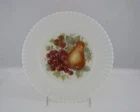 MACBETH-EVANS PETALWARE PLATE w FRUIT DECORATION, 8" dia