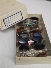 Vintage Sunglasses Round Lens Deadstock 90s 15 Pairs NOS NWT Colored Lenses WoW