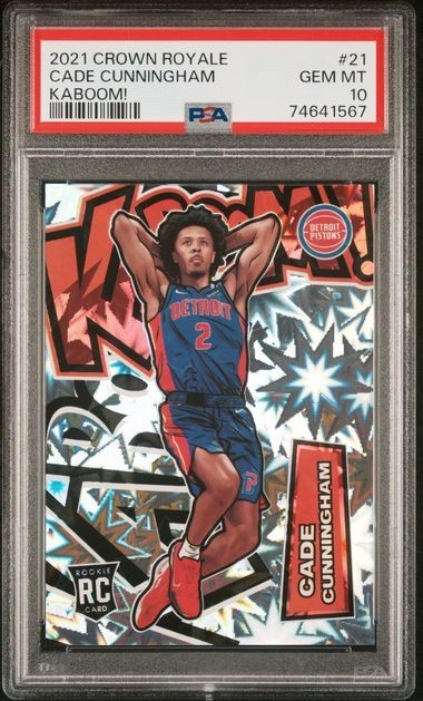 Cade Cunningham 2021 Panini Crown Royale Kaboom!