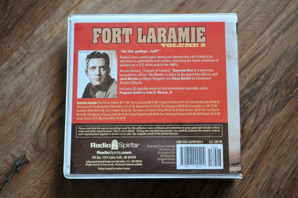 Fort Laramie: Volume 2 (10-CD Set, 2012, Radio Spirits) - Imagem 2 de 2