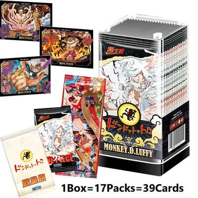 One Piece 17 Pack Acrylic Booster Box Premium Trading Cards Doujin