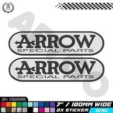 2x ARROW PARTS Vinyl Sticker Decal Car Window Bumper Race Livery Mod Sponsor