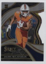 2023 Panini Select Club Level Silver Prizm Die-Cut Jaleel McLaughlin #265 14dq