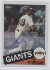 2020 Topps Silver Pack 1985 Chrome Baseball Series 2 /199 Jaylin Davis Auto 2f9