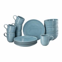 Rosenthal Geschirr-Set Joyn Denim Blue 18-Tlg., Porzellan, 44020-640211-28732