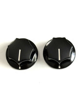 Set Of 2 Vintage Radio Knobs Od 1.3 Inch Od 33 Mm