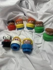Vintage 1990 Fisher Price Little People Chunky Figures Lot Of 8 Different