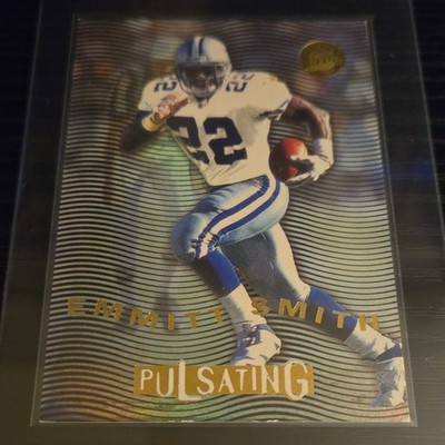 Fleer Ultra 1996 Emmitt Smith Pulsating Insert #8/10 Cowboys NFL Card