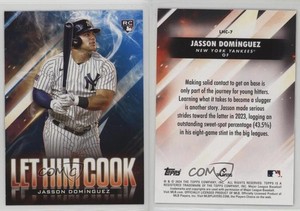 2024 Topps Update Let Him Cook Blue Jasson Dominguez DomÃnguez #LHC-7 Rookie RC