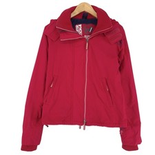 Superdry Veste Vintage Rouge Imperméable Extérieur Ti9 Taille S