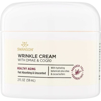 Swanson Wrinkle Cream With Dmae and Coq10 2 fl oz Cream