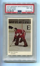 1970 Swedish Cumulus Mastar Masterserien 192 Ken Dryden PSA 8 Rookie RC Highest