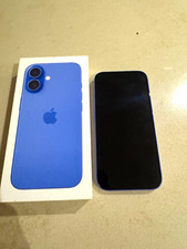 Apple iPhone 16 Blue 128GB Unlocked 92% Battery Health