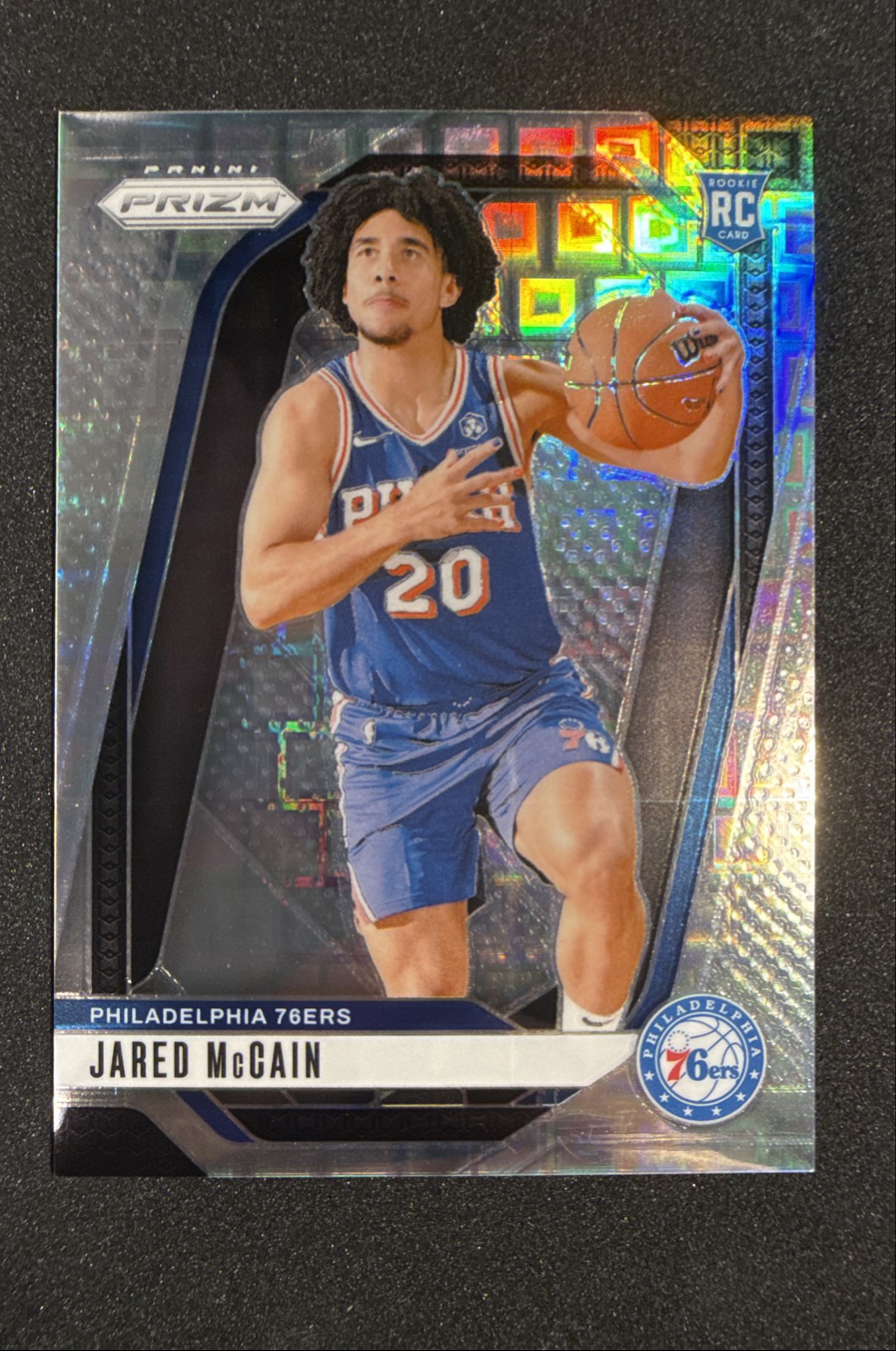 2024-25 Panini Prizm - Jared McCain #222 Premium Factory Set Prizm /150 (RC)