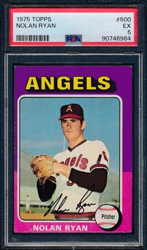 1975 Topps 500 Nolan Ryan PSA 5 EX