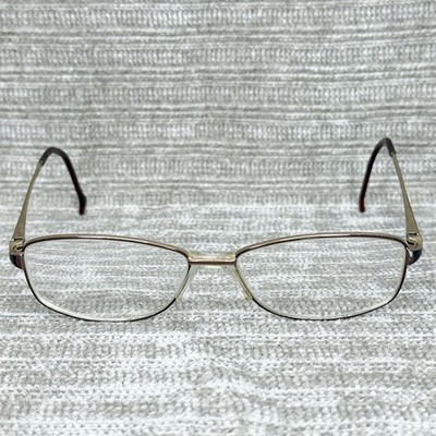 Stepper Origin Titanium Eyeglasses Frame SI-3146 54-13-135 Gold Maroon Full Rim