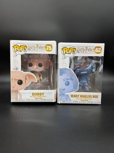 Harry Potter Funko Pop Set - Dobby And Nearly Headless Nick