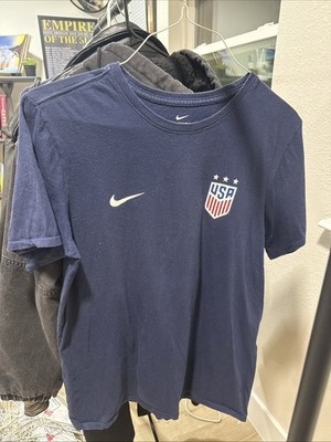Blue Women s Nike USWNT Soccer T Shirt Jersey #2 Mallory Swanson  Pugh , Size M