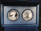 2012-S  American Silver Eagle San Francisco 2-Coin Set OGP
