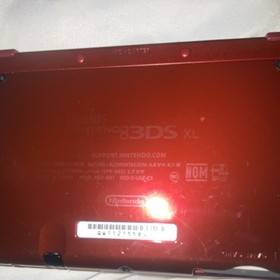 Nintendo New 3DS XL Red Handheld Console 3D Audio Technology Nintendo 3DS