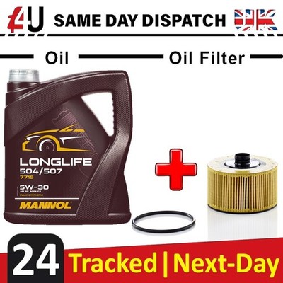CAR SERVICE ENGINE OIL 5L C3 & FILTER 5W-30 FOR MITSUBISHI NISSAN