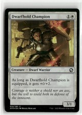 Dwarfhold Champion FOIL Adventures in the Forgotten Realms MTG NM
