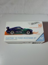 Neumáticos Ford Mustang GT Falken Hot Wheels id Series Custom '18 SELLADOS FUNCIONAMIENTO LIMITADO