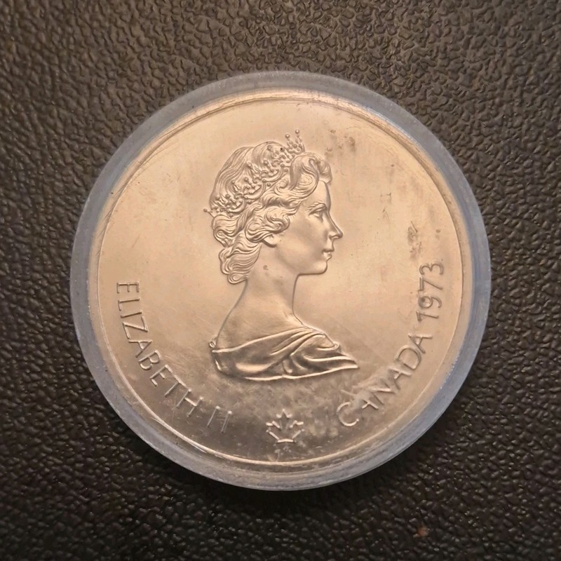1976 Canada Montreal Olympics 10 Dollar Silver Commemorative Coin