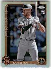 2025 Topps Chrome #116 Grant McCray Refractors Rookie RC
