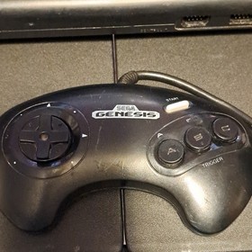 SEGA Genesis 16-Bit Console Black with Controller & Street Fighter II Game