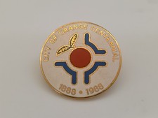Orange California Centennial 1988 Orange County California Lapel Pin Vintage