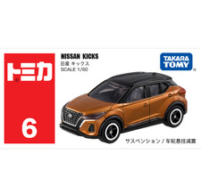 TOMICA RED/WHITE BOX 6 NISSAN KICKS 1/60 DIECAST MODEL