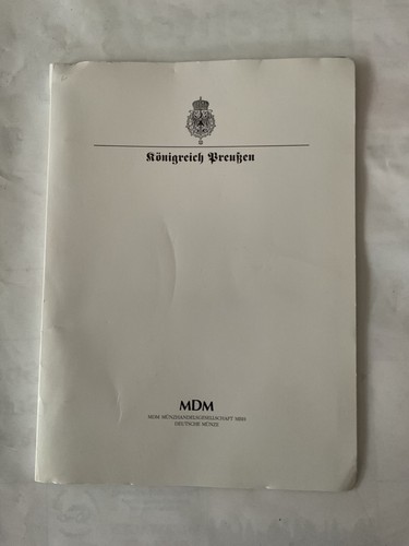 MDM THE COINS OF THE KINGDOM OF PRUSSIA COMPANION BOOKLET FOR COINS COLLECTION