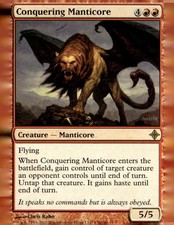 Rise of the Eldrazi #139 Conquering Manticore