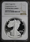 2026 (PF69) Congratulations Set Proof American Silver Eagle $1 ASE NGC