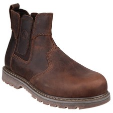 Image of Mens Amblers FS165 Steel Toe/Midsole Chelsea Dealer Safety Dealer Sizes 6 to 13