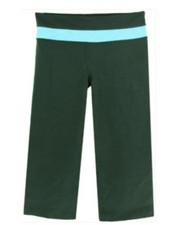 Damen KIRKLAND Training LEGGINGS Active WICKING Cropped Hose SCHWARZ blau | 8 10