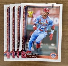 2025 Topps Series 1 Lot (4) #22 Masyn Winn, St. Louis Cardinals