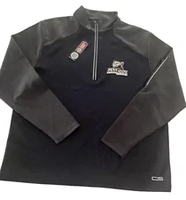 Penn State Nittany Lions  XL 1/4 Zip Pullover Navy/Dk Gray  NWT modern logo