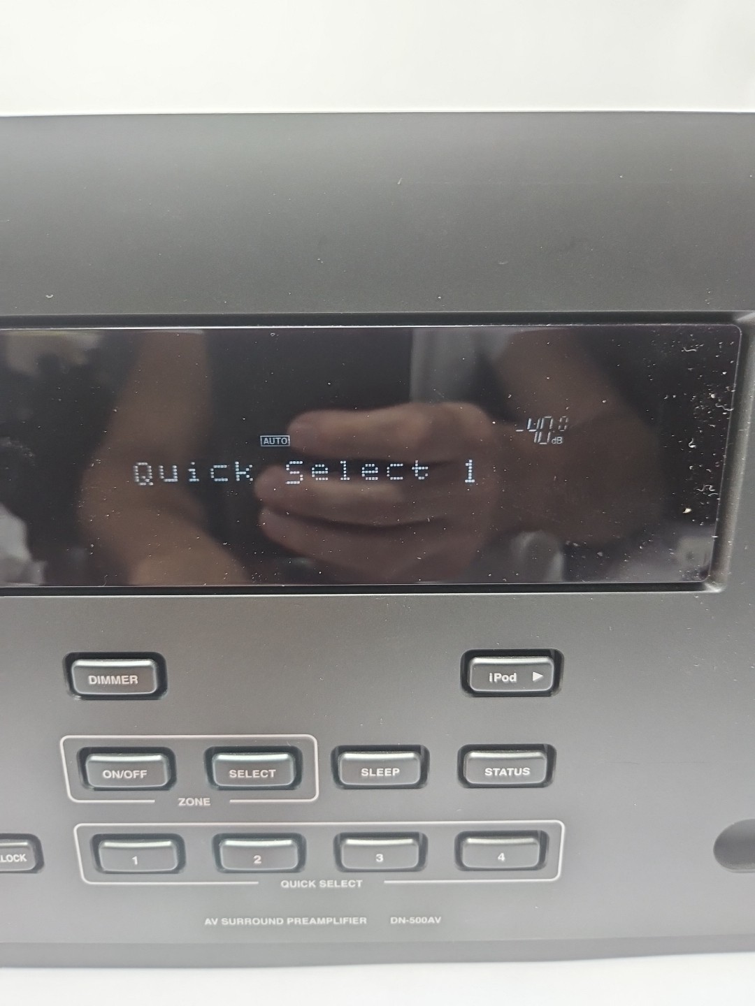 Denon DN-500AV 7.1-Channel Surround Sound A/V Pre-Amplifier With Mounting -read