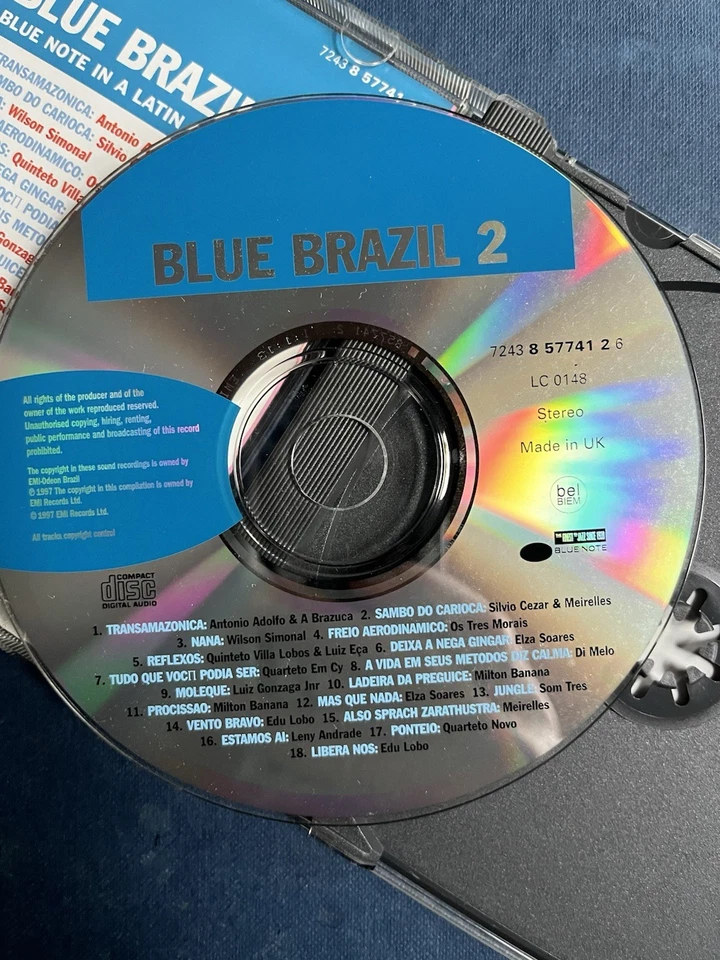 BLUE NOTE IN A LATIN GROOVE BRAZIL 2 Used 18 Track Compilation Cd 60s 70s Jazz - Image 3 of 3