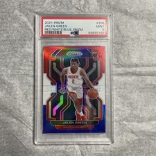 2021-22 Panini Prizm Jalen Green #306 Red White And Blue Prizm RC