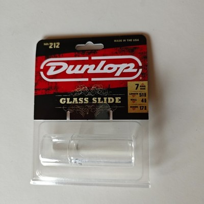 Dunlop 212 Glass Slide für Gitarren NEU OVP