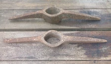 Vintage 19.4" Pick Axe Tool Head Steel 5lb 10.1oz Rusty