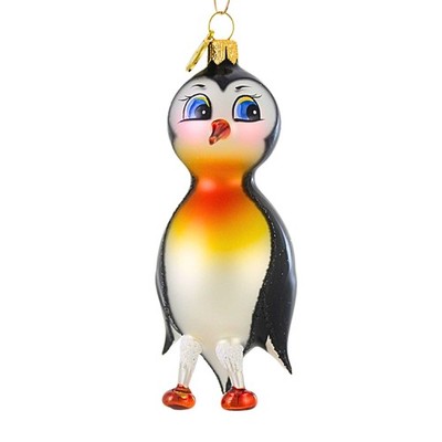 Blubom 4.50In The Great Waddler, Glass, Tuxedo Bird 2020056