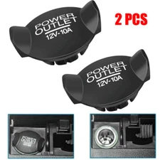 2PCS Universal 12V 21MM Car Cigarette Lighter Plug Cover Button Power Socket