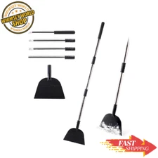 Yocada Snow Shovel ice Scraper Tool. 66.3 inch, Long Handle Heavy Duty